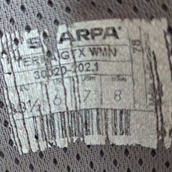 Scarpa Leather Lace Up Made In Italy Hiking Boots - Women's Size 6 US - Picture 9 of 9